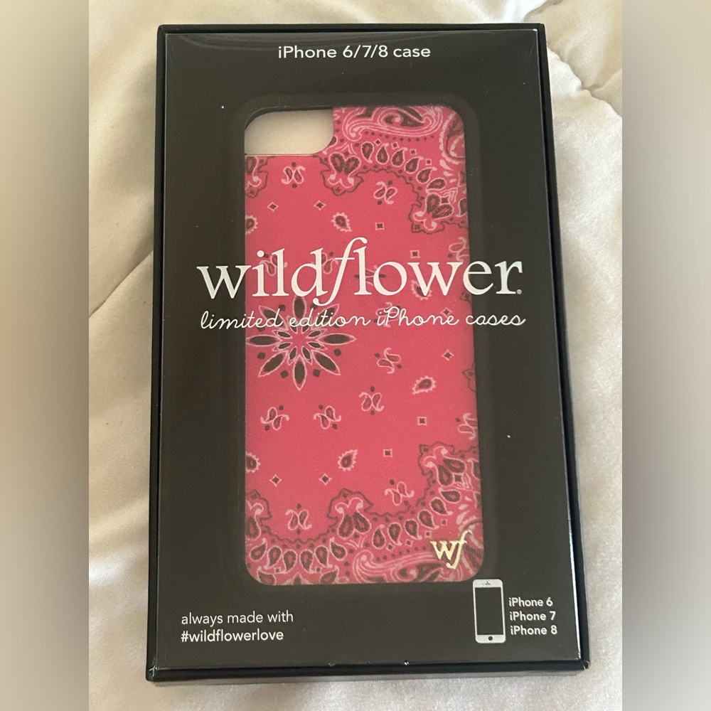 Wildflower iPhone 6/7/8/SE case in Pink rodeo